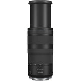 Black 100-400mm telephoto lens, angled front and barrel zoom/focus rings visible