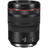 Black RF 24-105mm lens side with IS text and switch label