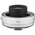 Canon RF 1.4x teleconverter with lens mount, front view