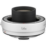 Canon RF 1.4x teleconverter with lens mount, front view