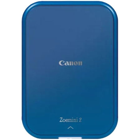 Zoemini 2 portable photo printer, navy blue front panel with Canon logo