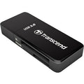 USB 3.0 SD + microSD card reader, dark gray/black with dual card slots