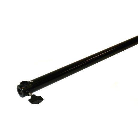 Capăt bară telescopică neagră cu clemă de fixare
