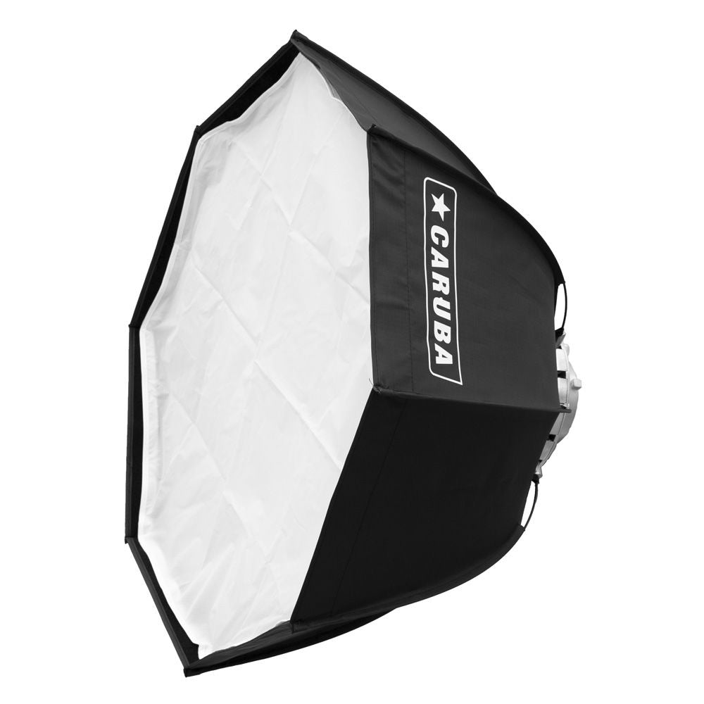 70cm octagonal softbox, white interior with black fabric panels and diffuser face