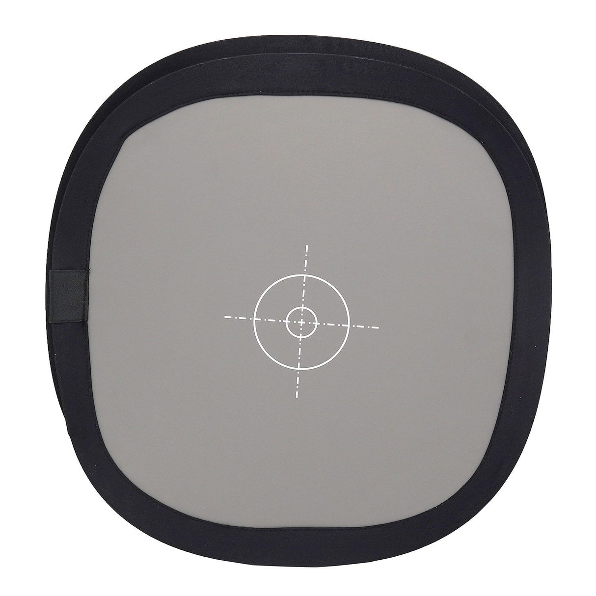 Panou reflector oval gri cu marcaj tip țintă, față interioară