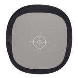 Panou reflector oval gri cu marcaj tip țintă, față interioară