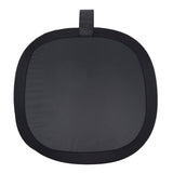 Panou reflector oval negru, față mată