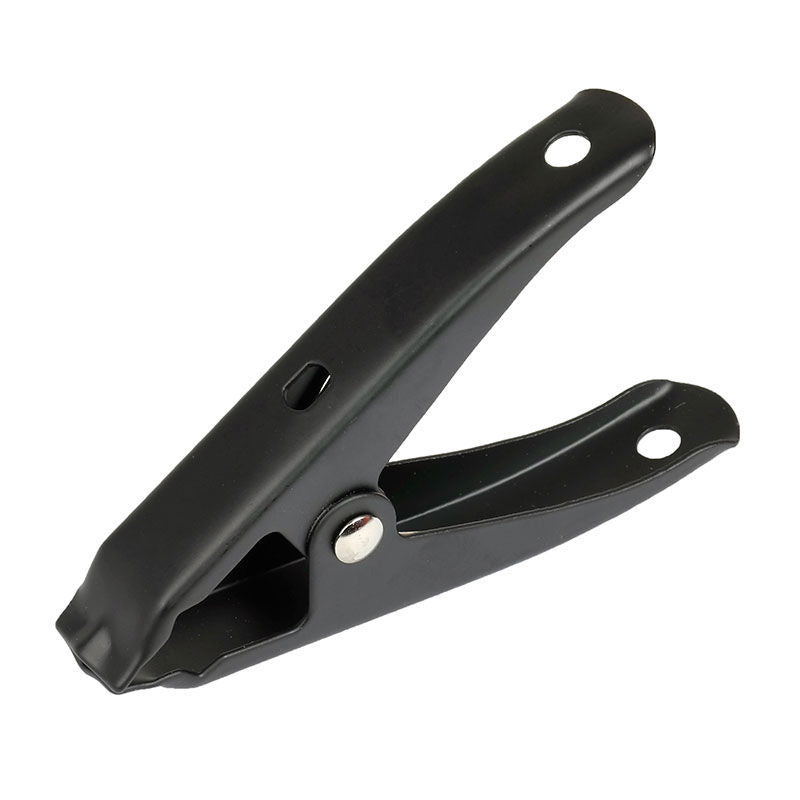 Clește HDC-5 Super Clamp negru, clemă cu arc și falci metalice