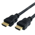 Cablu HDMI Caruba, conectori HDMI tip A, negru, capete aurite