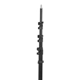 Light stand LS-6 pole with stacked height adjustment clamps and release knobs