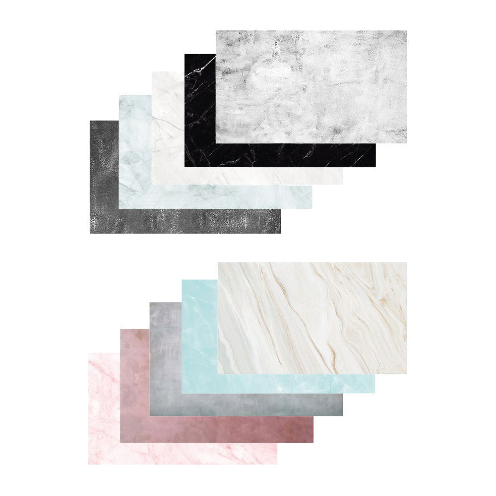 Caruba Marble Set fundal 10 modele din hartie plastifiata 57 x 87cm - View 1