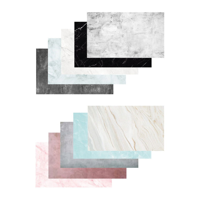 Caruba Marble Set fundal 10 modele din hartie plastifiata 57 x 87cm - View 1