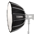 60cm beautydish with quick-assembly mount, black exterior and white inner diffuser