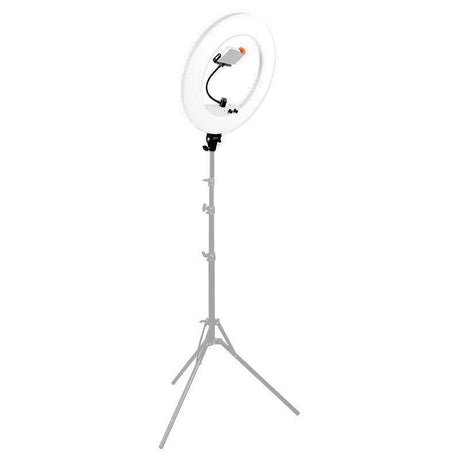 45cm LED ring light on tripod stand with bicolor ring and phone mount