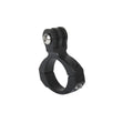 Bike handlebar GoPro camera mount clamp, black with metal screw