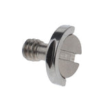 Șurub metalic cu cap disc, șurub filetat și inel tip D
