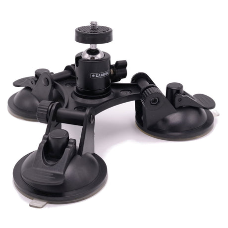 Caruba Triple Suction Cup PRO Mount - View 1
