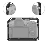 Colivie pentru Panasonic GH5/GH5S, vedere din spate cu zonă pentru ecran