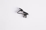 Clips de prindere pentru microfon lavalier, negru, tip agrafă