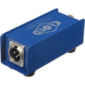 Cloudlifter CL-1 mic preamp, blue metal box with XLR input