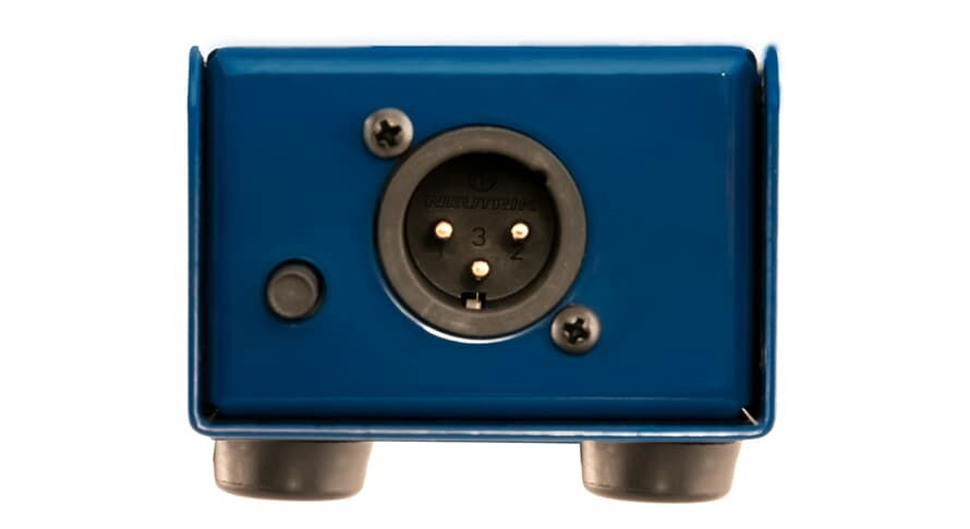 Cloudlifter X preamp rear panel showing switch dial and numbered contacts