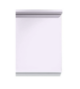 Photo backdrop roll in Arctic white, 1.35 x 10 m, with top and bottom bars