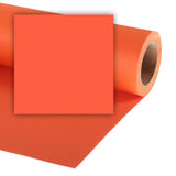 Colorama fundal foto rosu Mandarin 2.72 x 11m - View 1