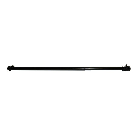 Telescopic background support bar, 2 m, black with end knobs