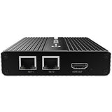 D300 decoder rear view with NET1/NET2 Ethernet ports and HDMI OUT