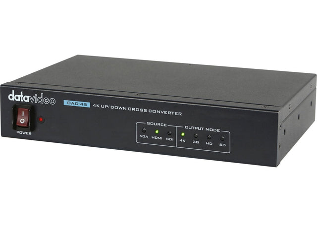 DAC-45 4K up/down cross converter with power switch and source/output mode controls