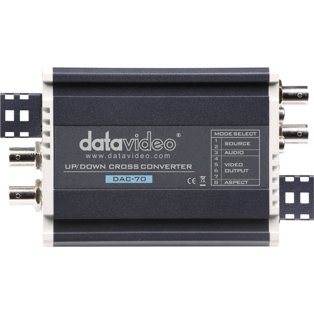 SDI up/down/cross converter with mode select panel and DAC-70 label