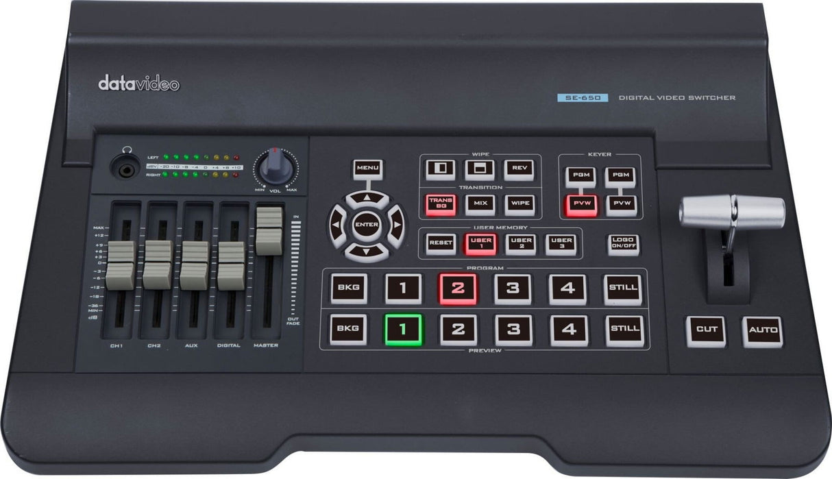 DataVideo SE‑650 switcher HD cu 4 canale - View 2