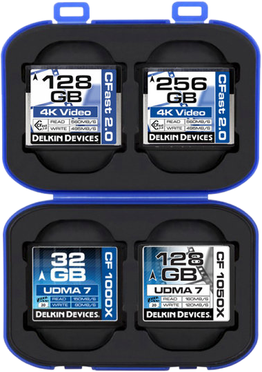 Delkin Carcasa stocare carduri CF/CFAST rezistenta la apa - View 2