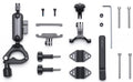 DJI Osmo Bike Rear Mount Kit set prindere spate bicicletă, tijă și șină de șa