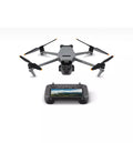 DJI Mavic 3 Pro drone with four propellers and gray remote controller