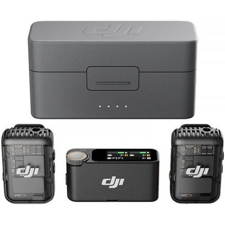 Sistem microfon wireless dual: unitate de recepție și 2 microfoane compacte