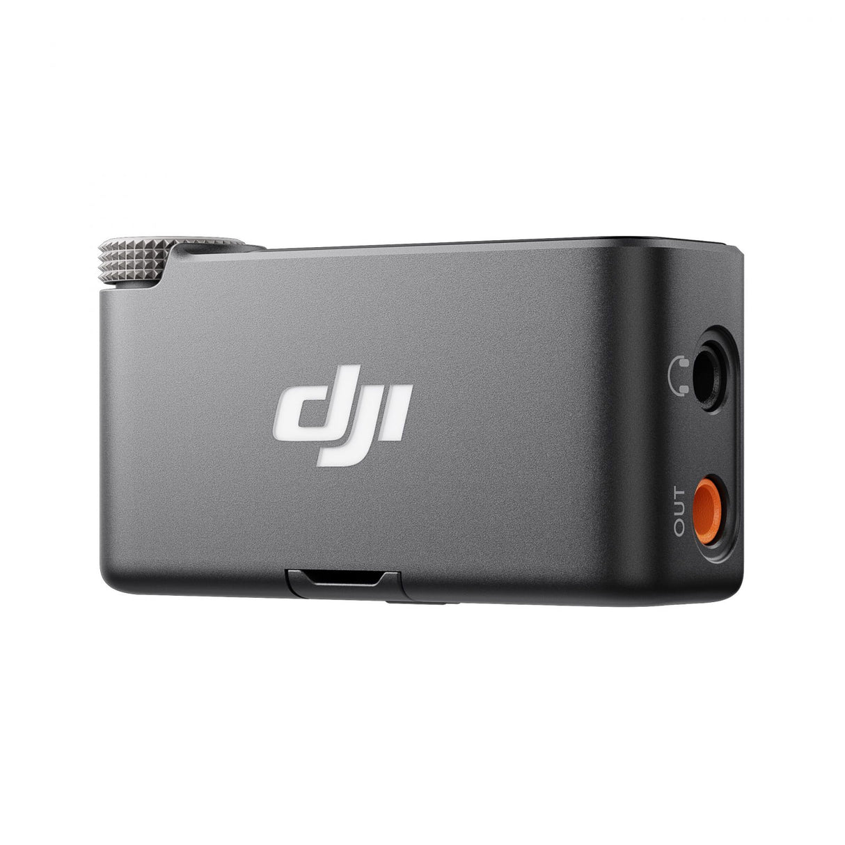 Receptor microfon wireless cu porturi OUT, carcasă gri-neagră