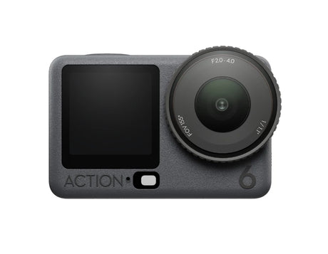 Kamera sport DJI Osmo Action 6 cu ecran și obiectiv circular