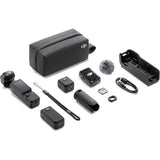 Set Osmo Pocket 3: cameră pe stabilizator, accesorii, cabluri și suporturi