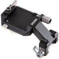 Montură verticală pentru gimbal, neagră, cu roată de reglaj și suport lateral