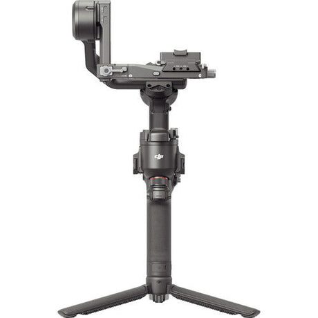 DJI RS 4 Combo stabilizer gimbal front view, with control panel and handle