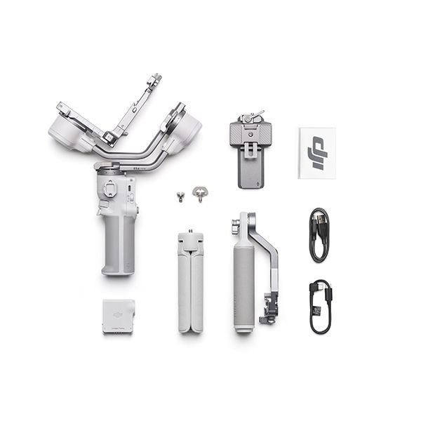 Gimbal 3 axe gri, cu brațe și mâner; set accesorii