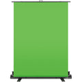 Green screen backdrop, 148 x 180 cm, bright green fabric on stand frame