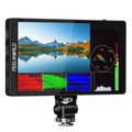 7-inch touchscreen 3D LUT monitor showing color test patterns and waveforms