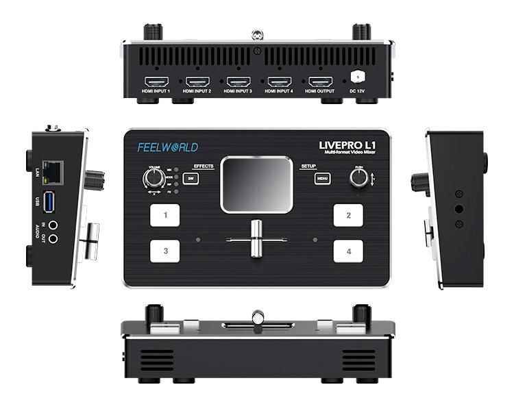 Feelworld LIVEPRO L1 Mixer video cu monitorizare (RGBLINK) - View 4