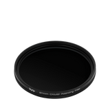 Filtru polarizant circular negru 67mm, vedere frontală