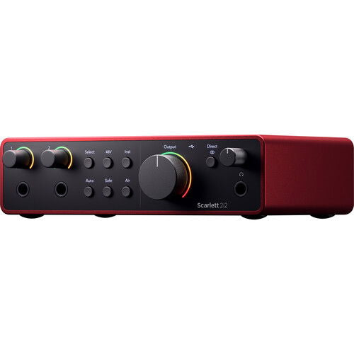 Focusrite Scarlett 2i2 USB-C Interfață Audio 4th Gen – PhotoSetup