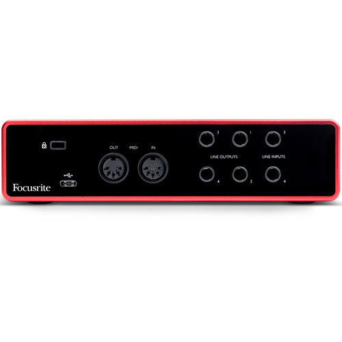 Focusrite Scarlett 4i4 4x4 Interfață USB Audio/MIDI (a treia generație) - View 3