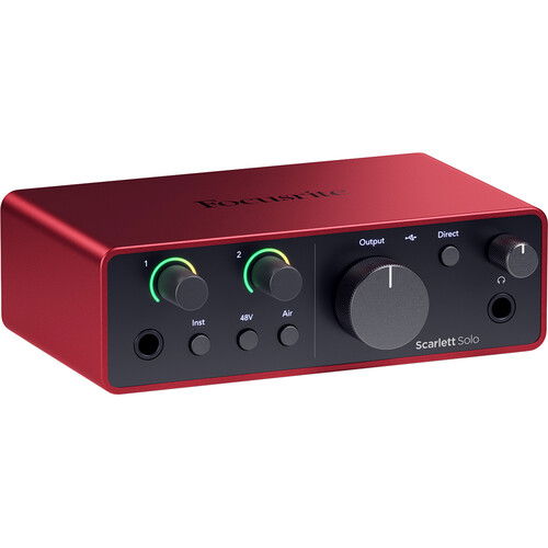 Focusrite Scarlett 2i2 USB-C Interfață Audio 4th Gen – PhotoSetup