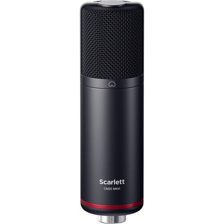 Microfon tip condensator negru Scarlett CM25 MKII